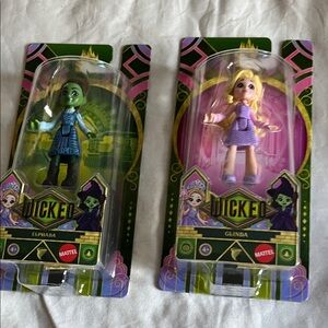 Mattel Wicked Elphaba and Glinda Dolls Set